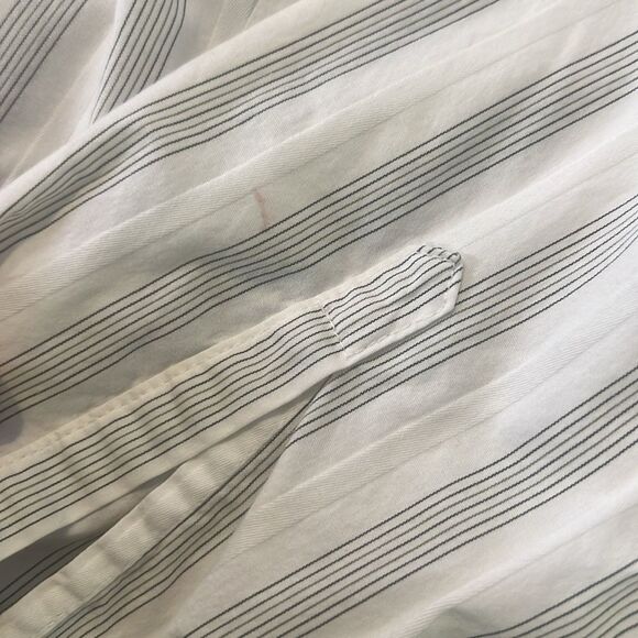 Sz S The Limited White & Black Striped Button Up Dress Shirt $70 MSRP - Picture 10 of 10